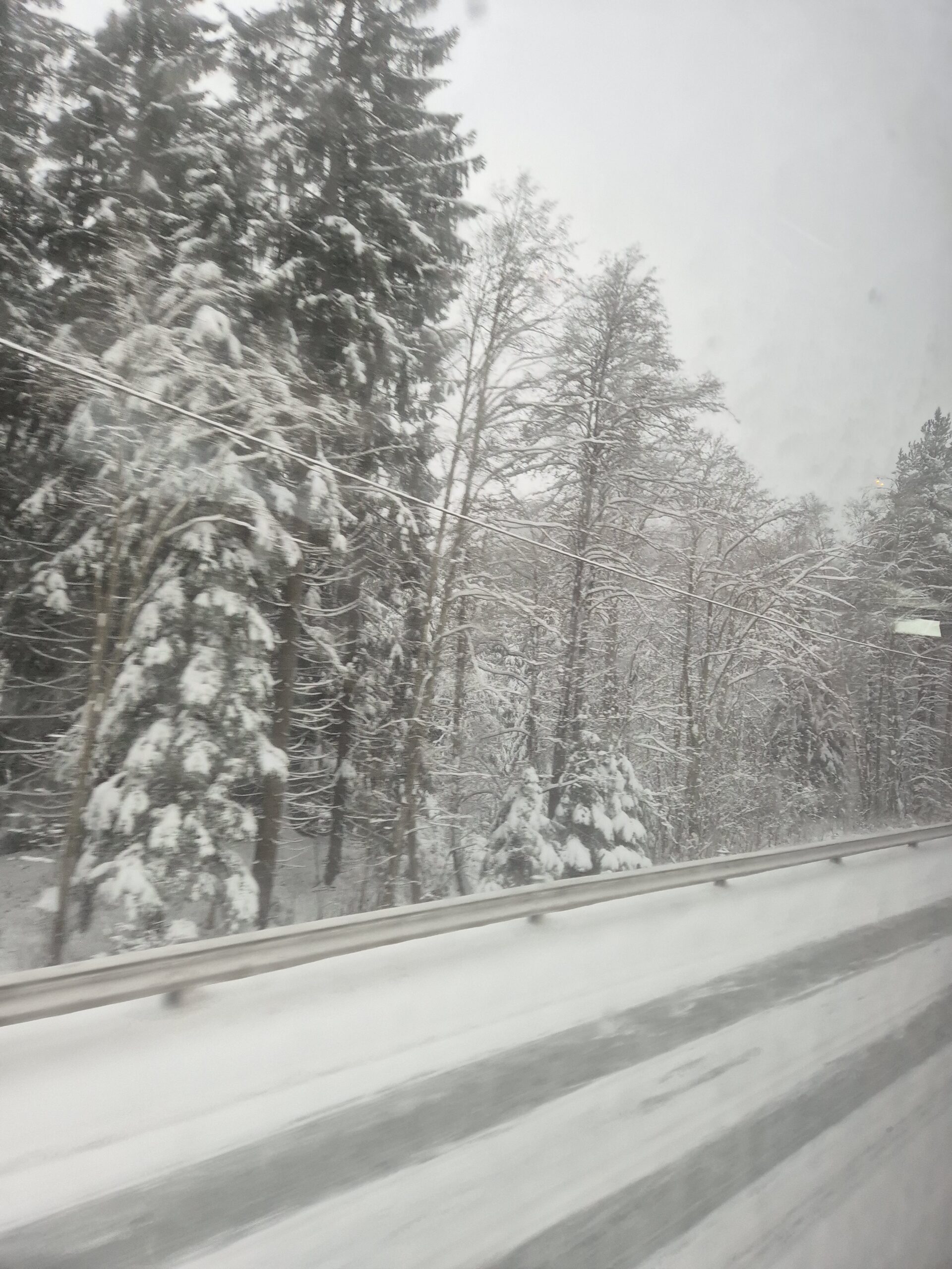 Ankunft im Schnee